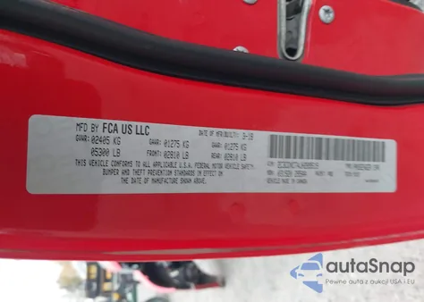 2018 Dodge Charger Daytona Rwd z USA, uszkodzony, nr VIN 2C3CDXCT4JH289515